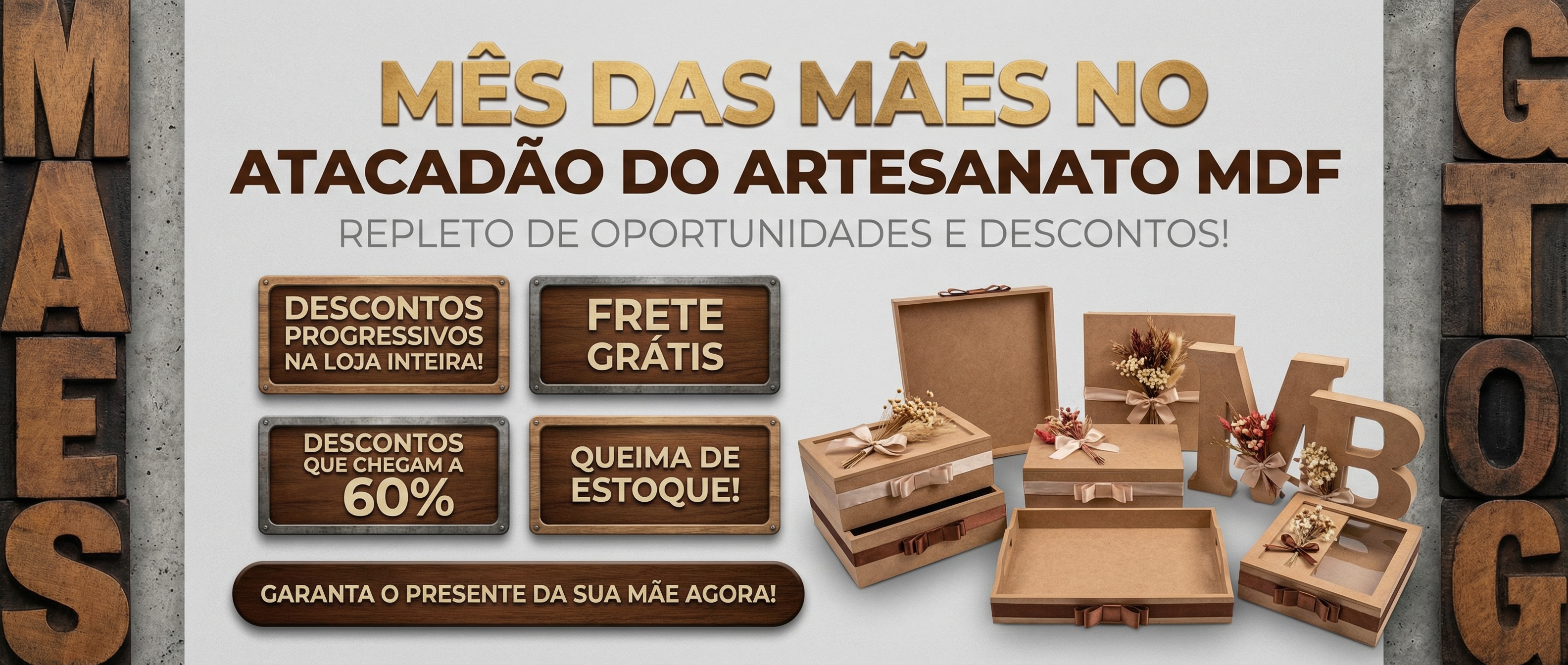 banner dia das mães 2026